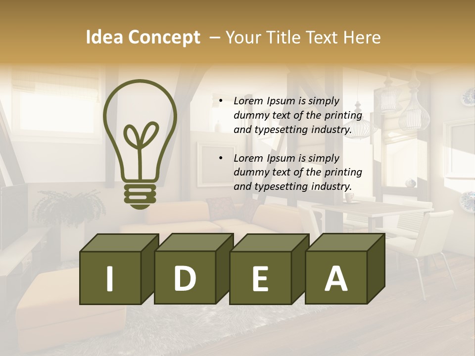 Wood Color Contemporary PowerPoint Template