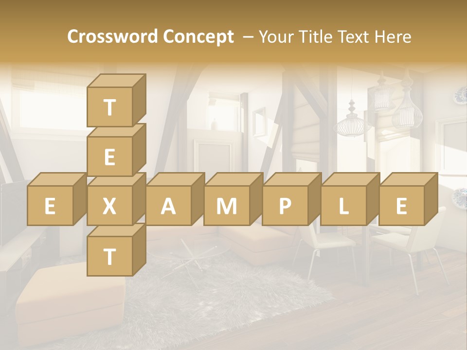Wood Color Contemporary PowerPoint Template