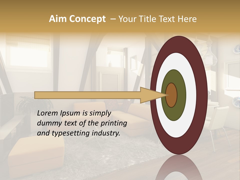 Wood Color Contemporary PowerPoint Template
