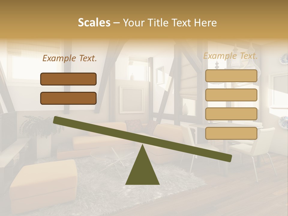 Wood Color Contemporary PowerPoint Template