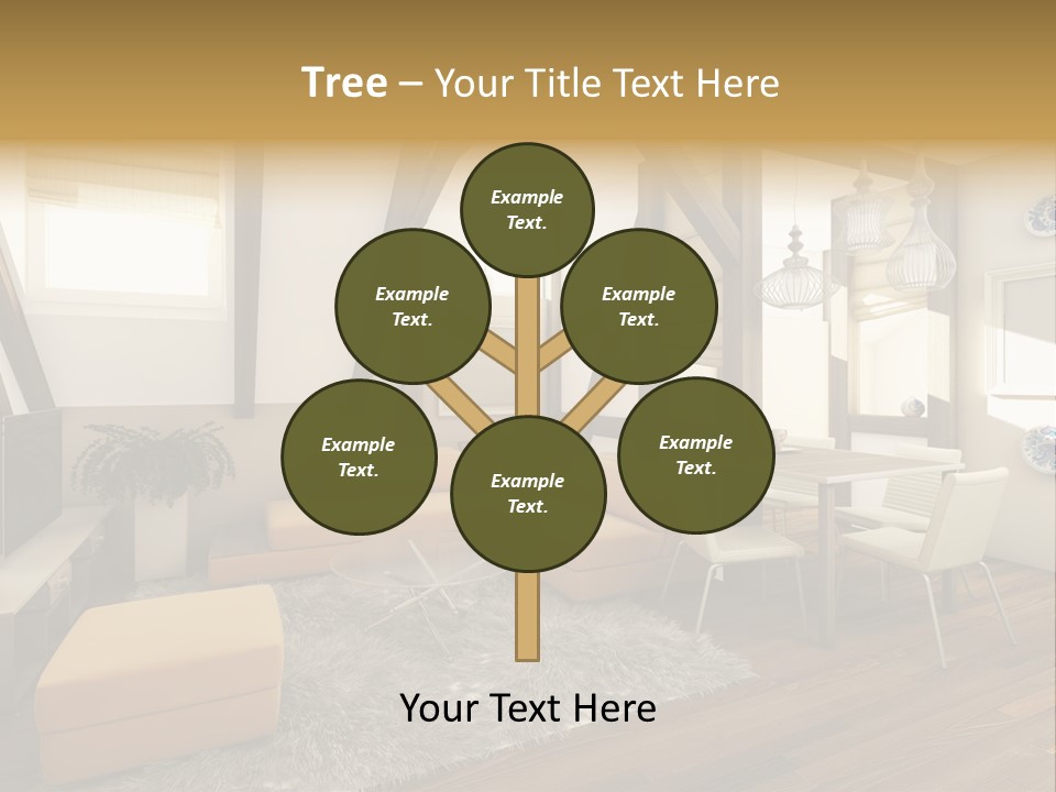 Wood Color Contemporary PowerPoint Template