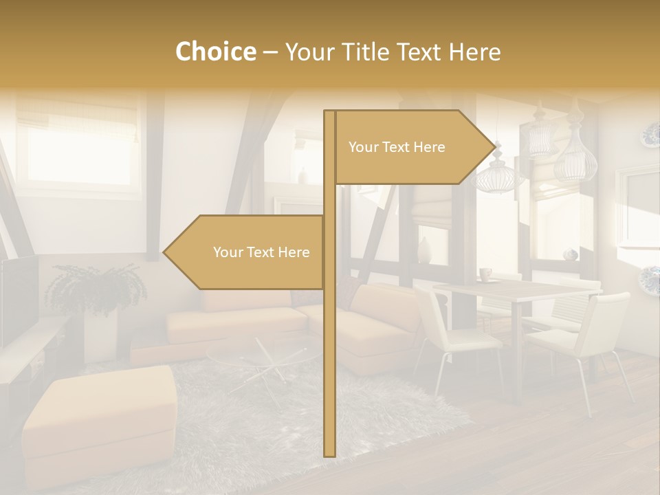 Wood Color Contemporary PowerPoint Template