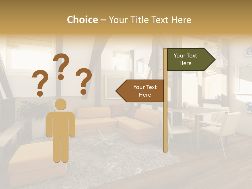 Wood Color Contemporary PowerPoint Template