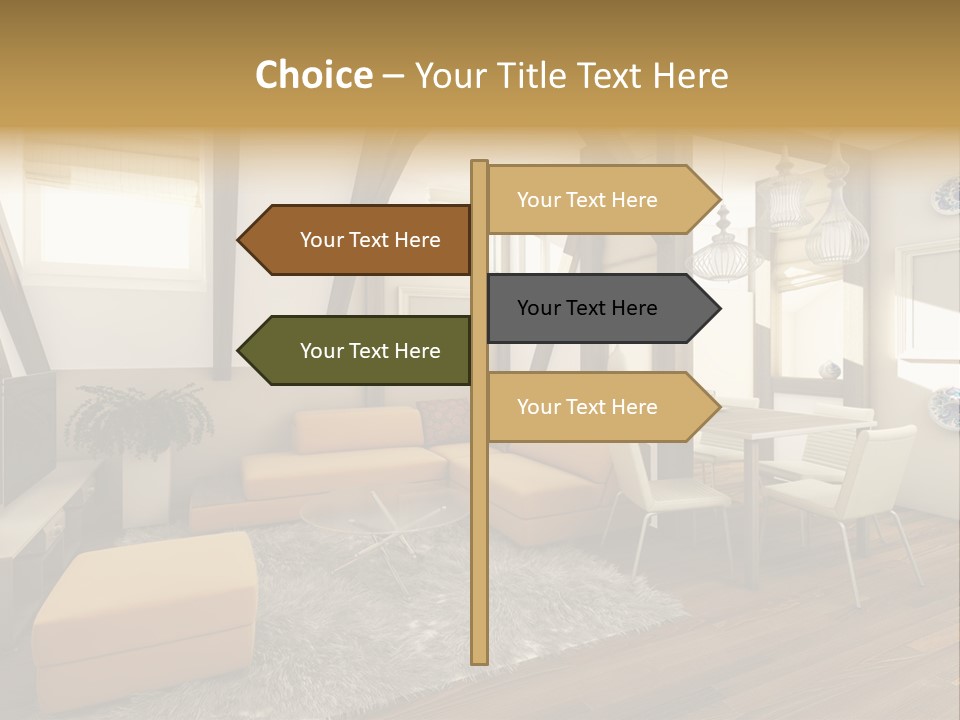 Wood Color Contemporary PowerPoint Template