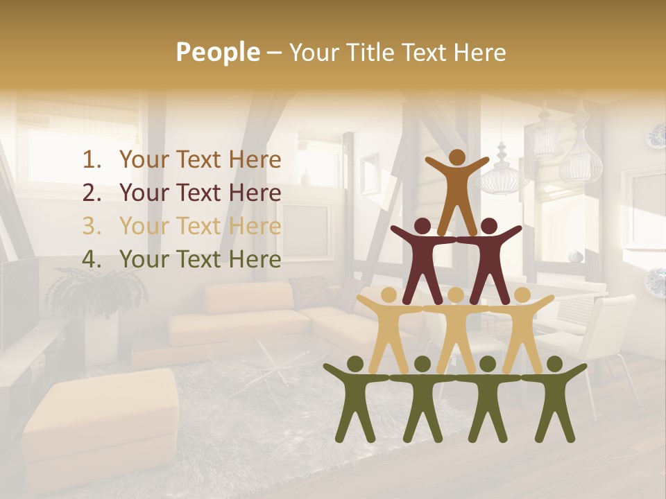 Wood Color Contemporary PowerPoint Template