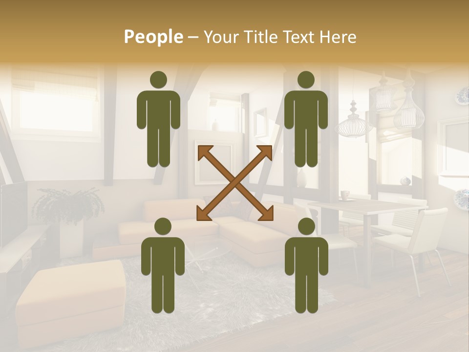 Wood Color Contemporary PowerPoint Template