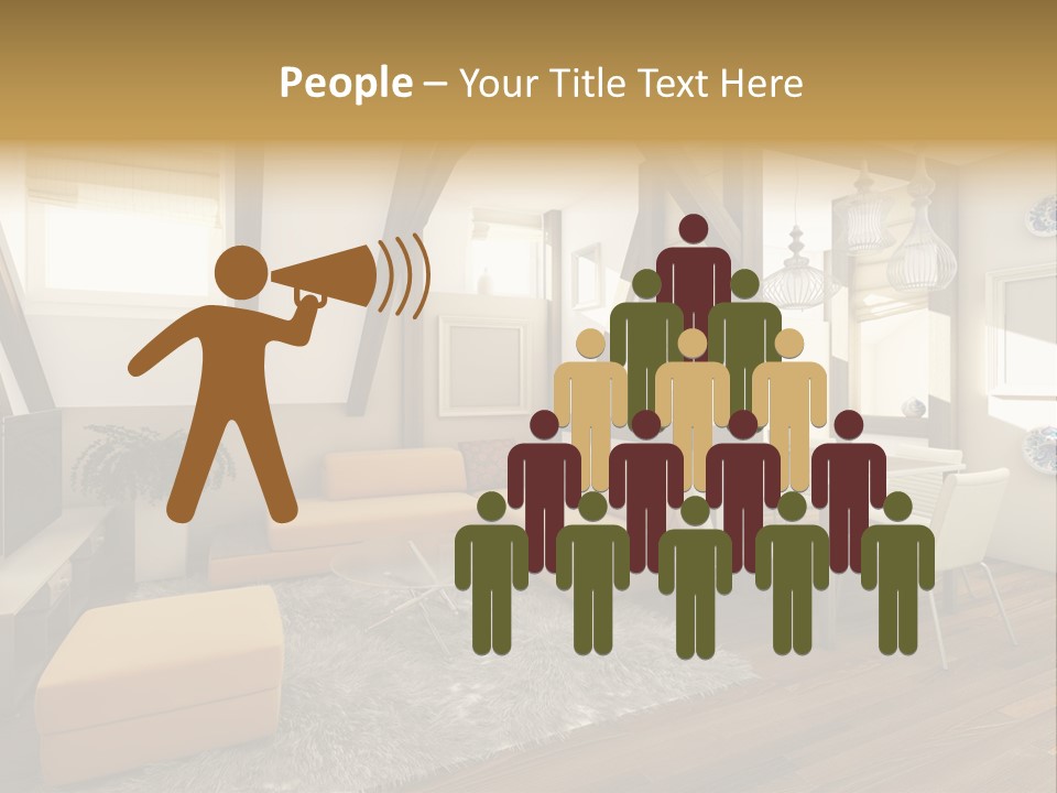 Wood Color Contemporary PowerPoint Template