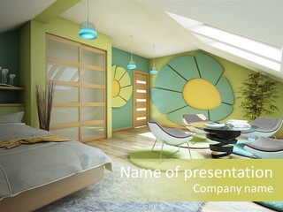 Style Plant Art PowerPoint Template