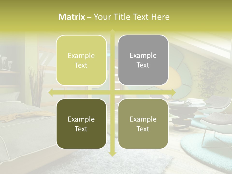 Style Plant Art PowerPoint Template