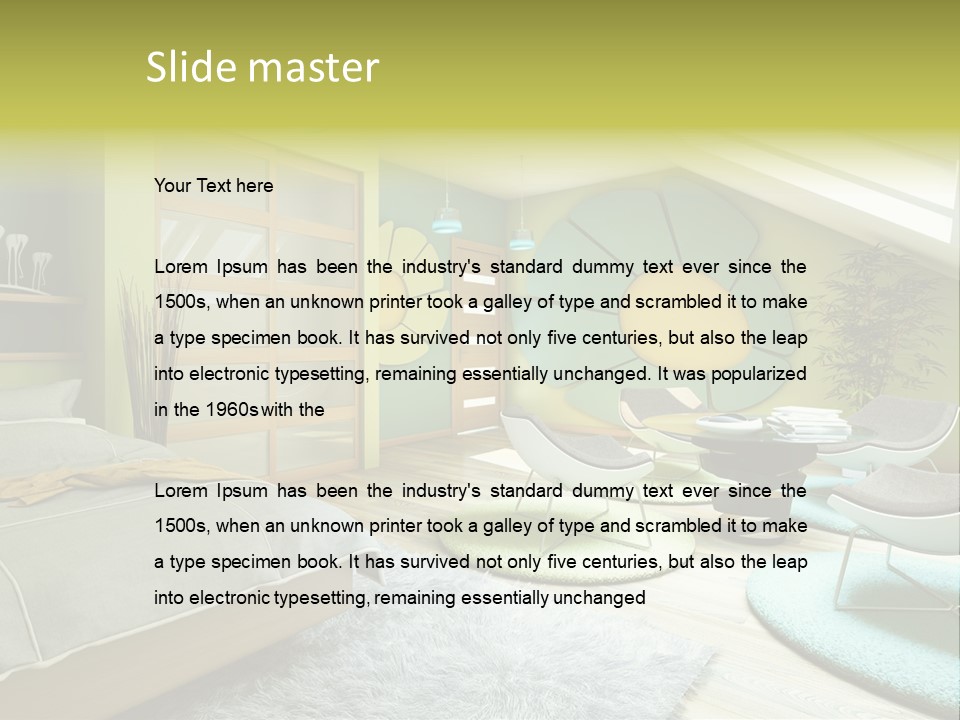 Style Plant Art PowerPoint Template