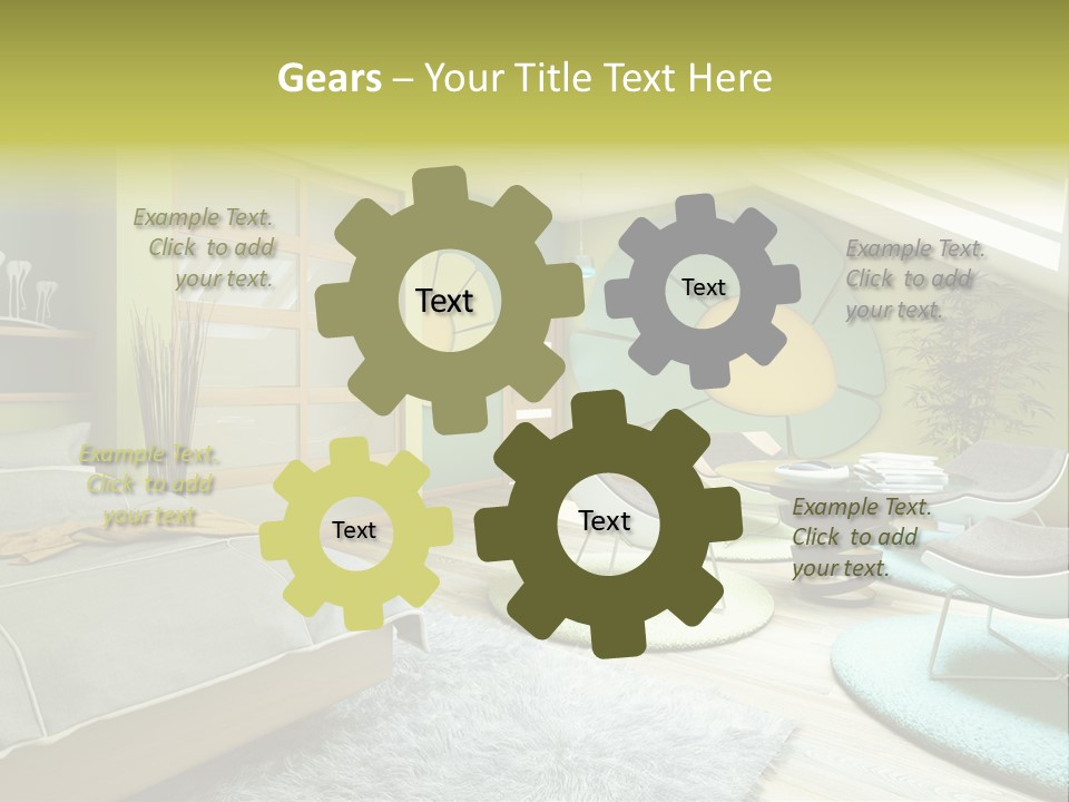 Style Plant Art PowerPoint Template