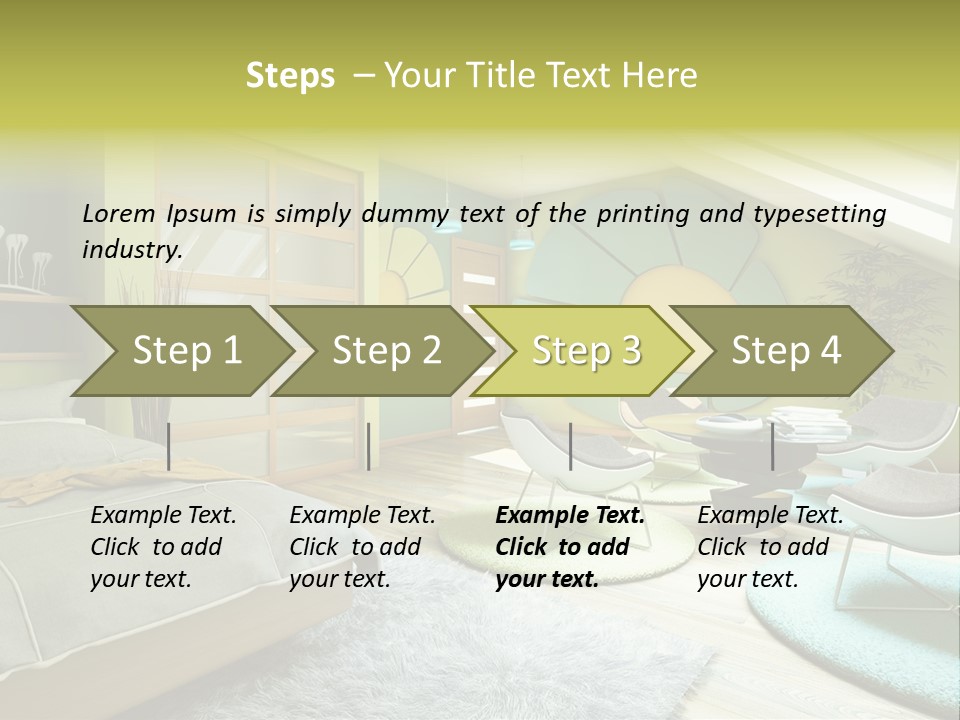 Style Plant Art PowerPoint Template
