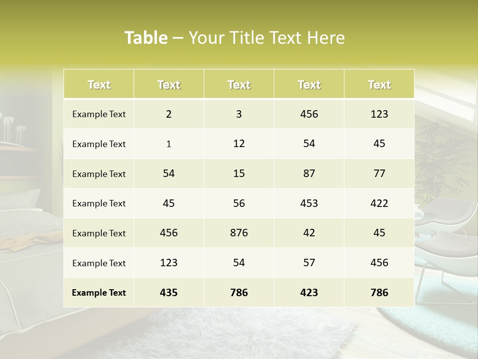Style Plant Art PowerPoint Template
