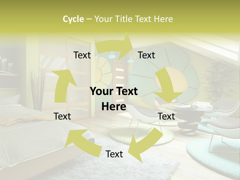 Style Plant Art PowerPoint Template