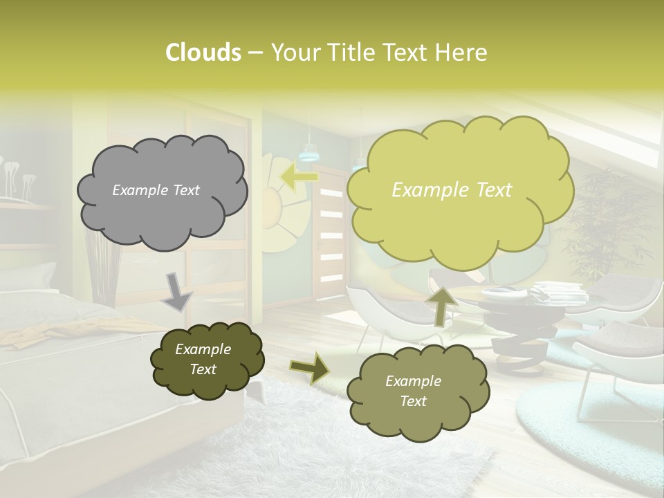 Style Plant Art PowerPoint Template