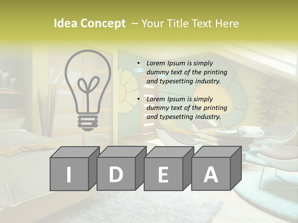 Style Plant Art PowerPoint Template