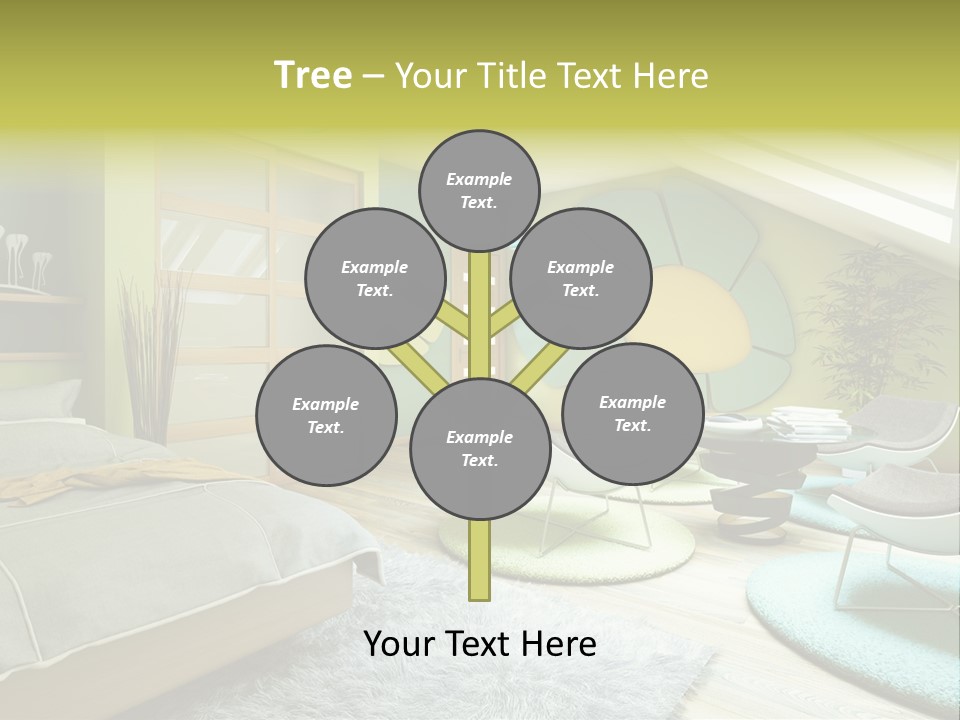 Style Plant Art PowerPoint Template