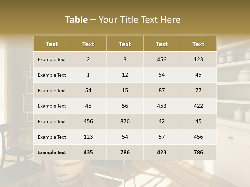 Floor Wood Nobody PowerPoint Template