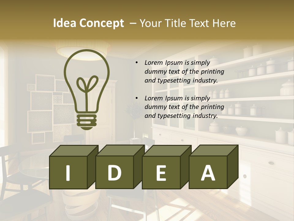 Floor Wood Nobody PowerPoint Template