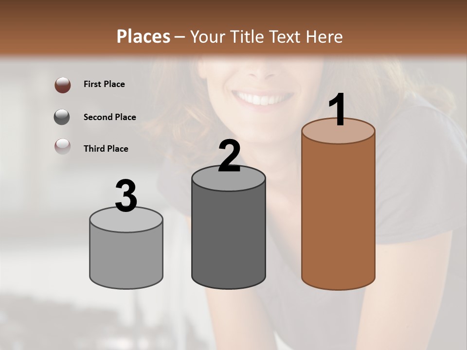 Day Sitting Young  PowerPoint Template