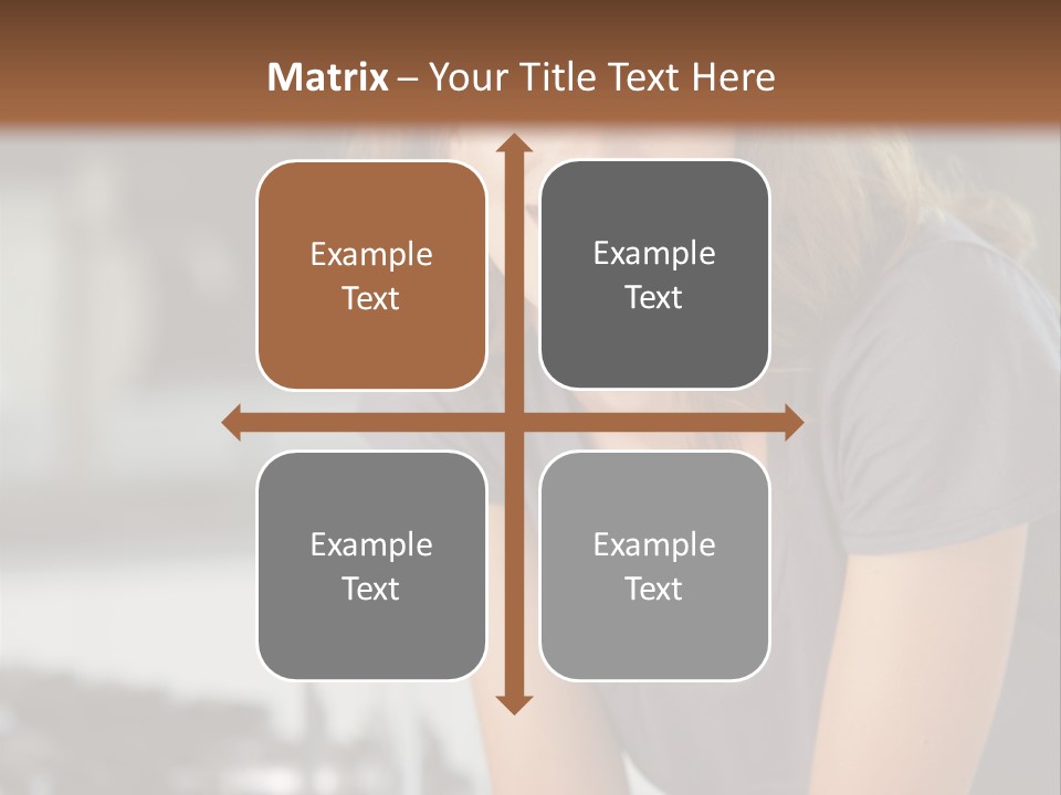 Day Sitting Young  PowerPoint Template