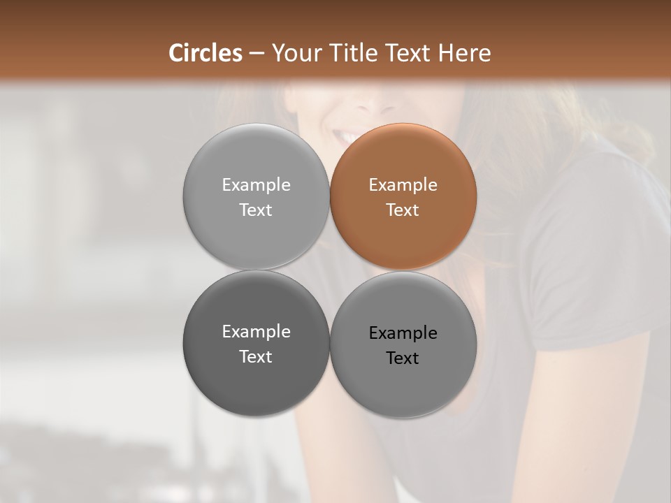 Day Sitting Young  PowerPoint Template