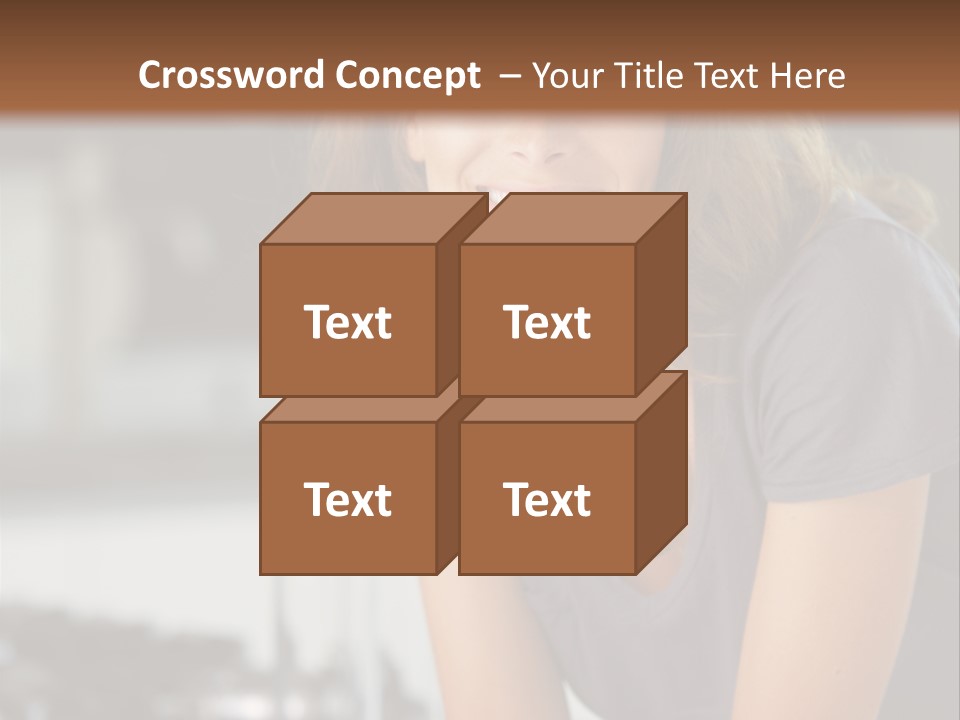 Day Sitting Young  PowerPoint Template