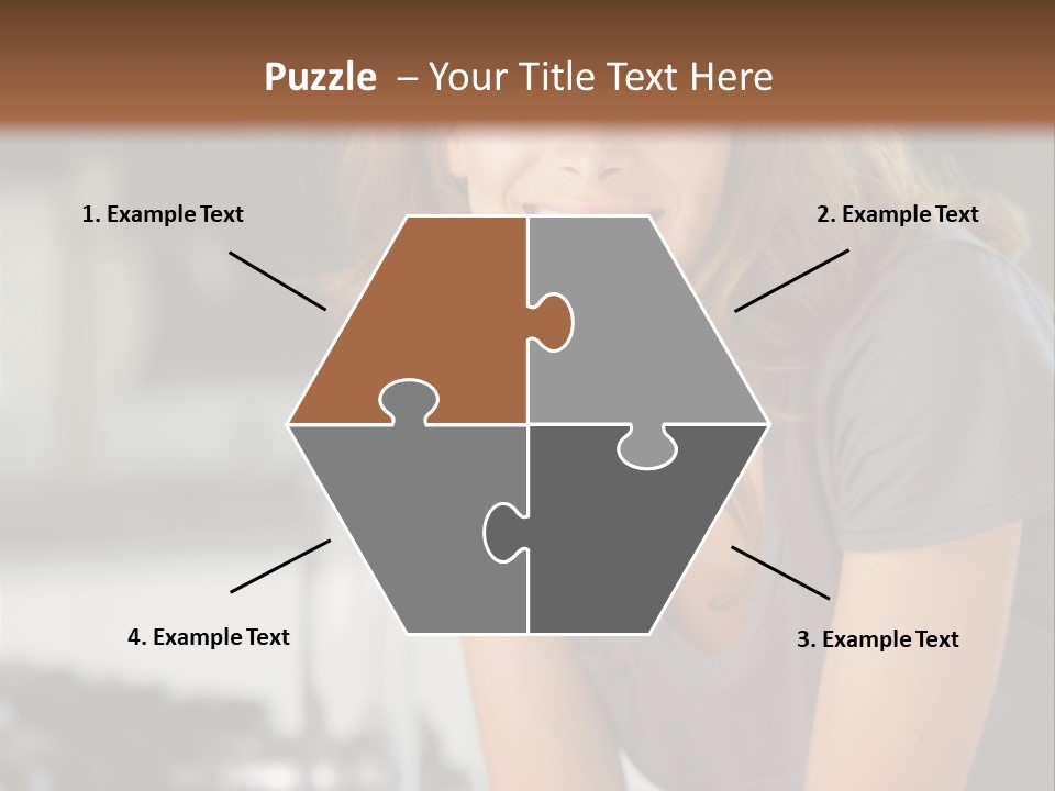 Day Sitting Young  PowerPoint Template