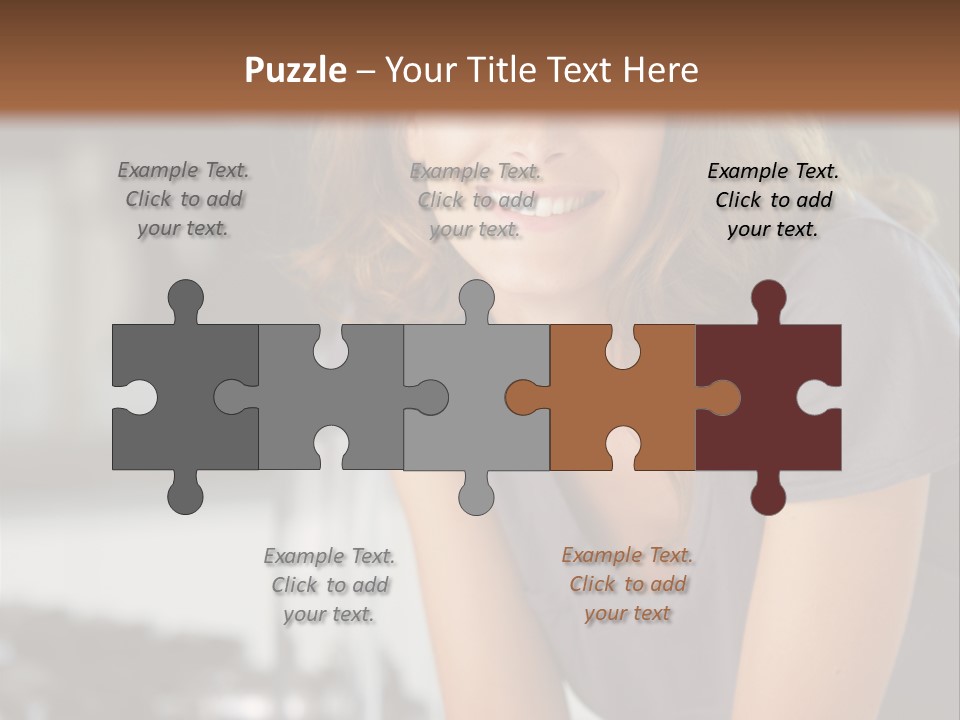 Day Sitting Young  PowerPoint Template