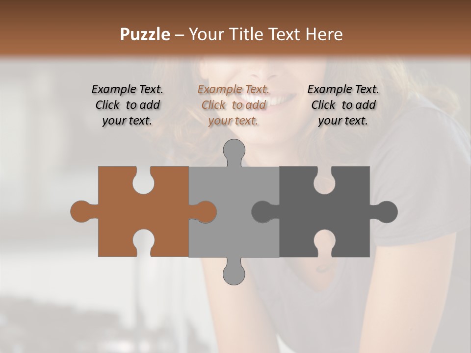 Day Sitting Young  PowerPoint Template