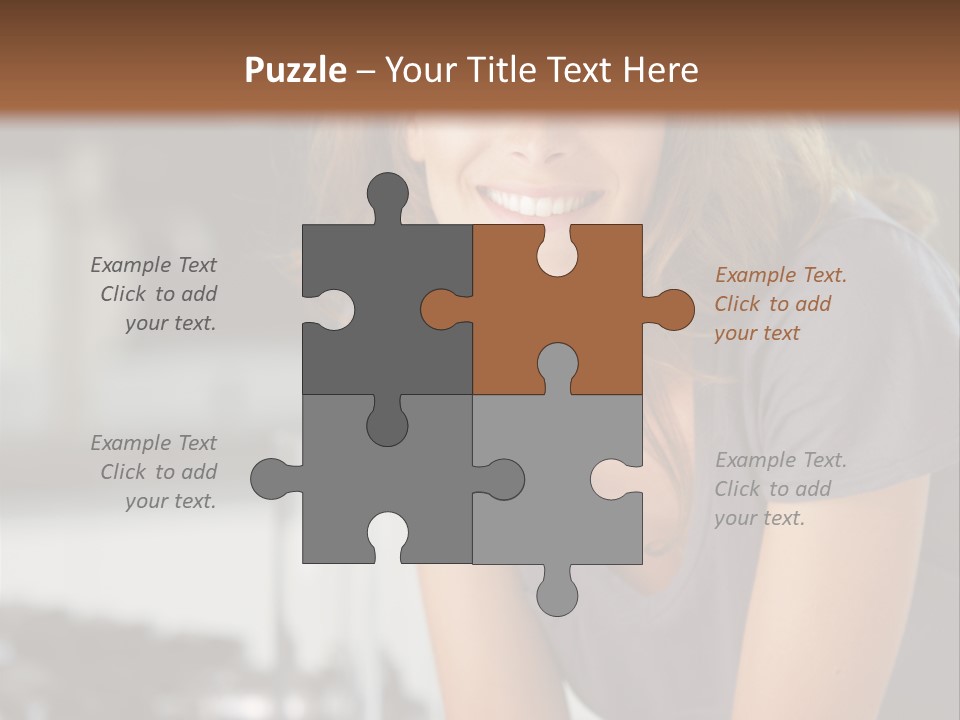 Day Sitting Young  PowerPoint Template