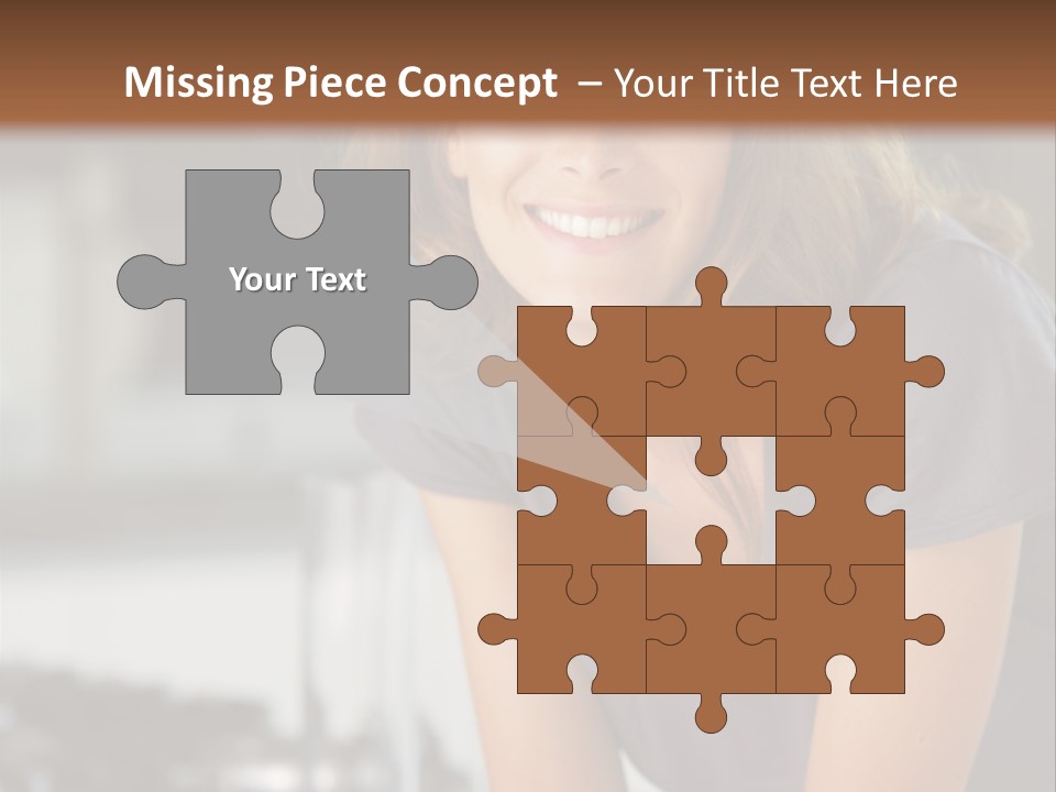 Day Sitting Young  PowerPoint Template