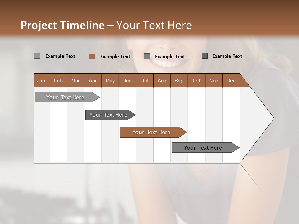 Day Sitting Young  PowerPoint Template