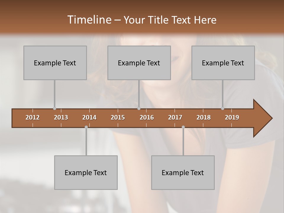 Day Sitting Young  PowerPoint Template