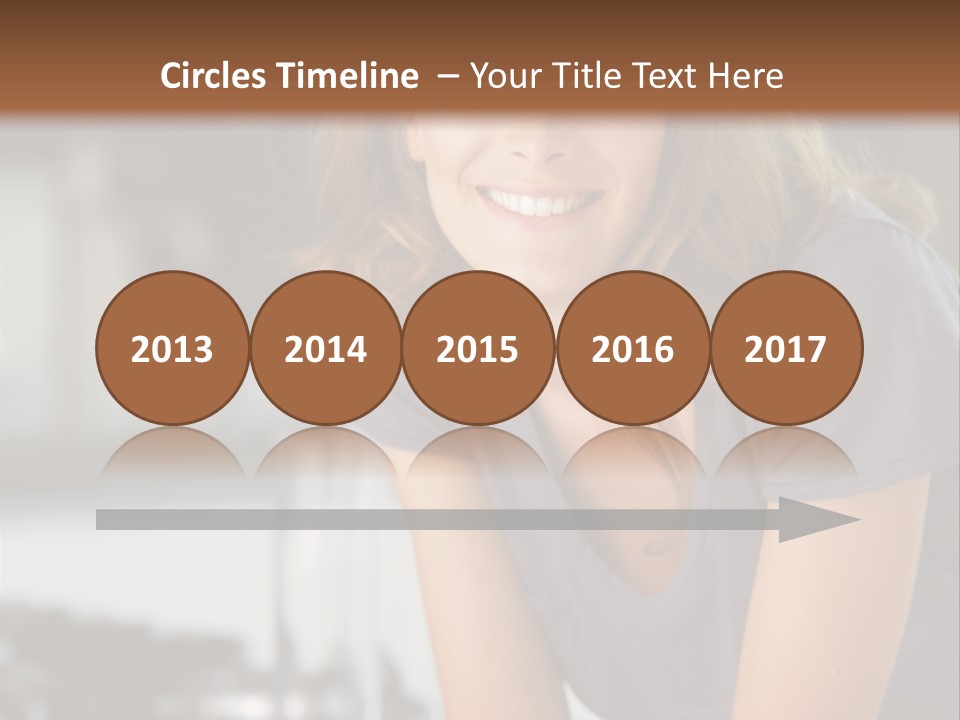 Day Sitting Young  PowerPoint Template