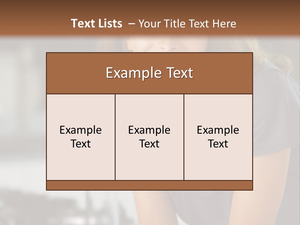 Day Sitting Young  PowerPoint Template