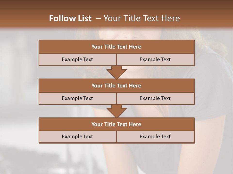 Day Sitting Young  PowerPoint Template