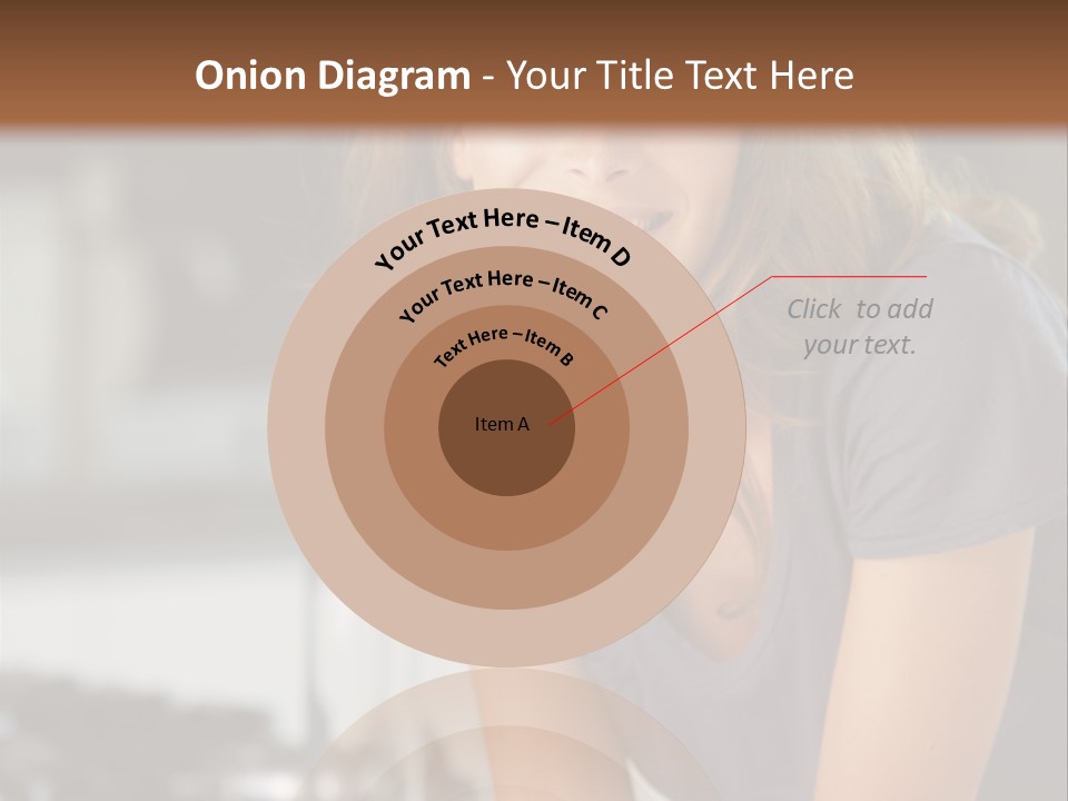 Day Sitting Young  PowerPoint Template