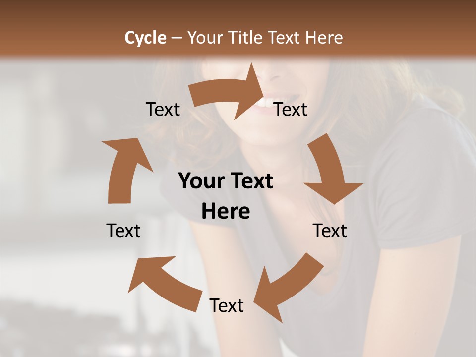 Day Sitting Young  PowerPoint Template