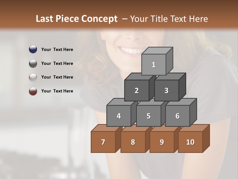 Day Sitting Young  PowerPoint Template