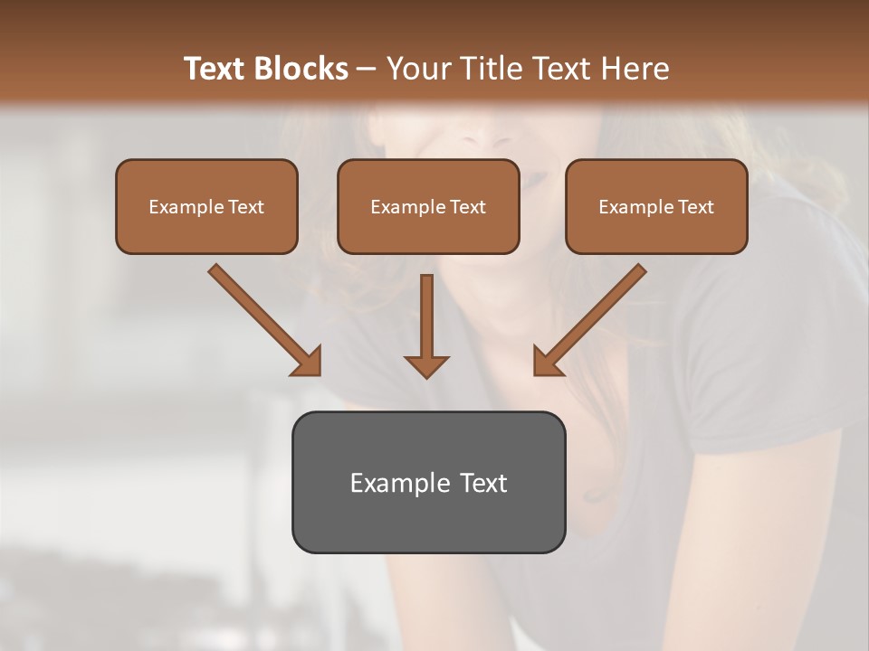 Day Sitting Young  PowerPoint Template