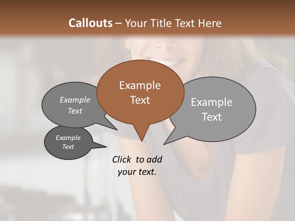 Day Sitting Young  PowerPoint Template