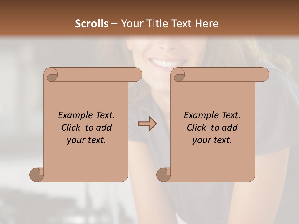 Day Sitting Young  PowerPoint Template