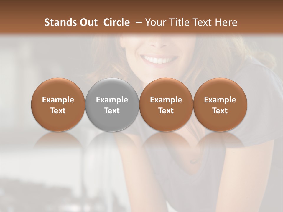 Day Sitting Young  PowerPoint Template