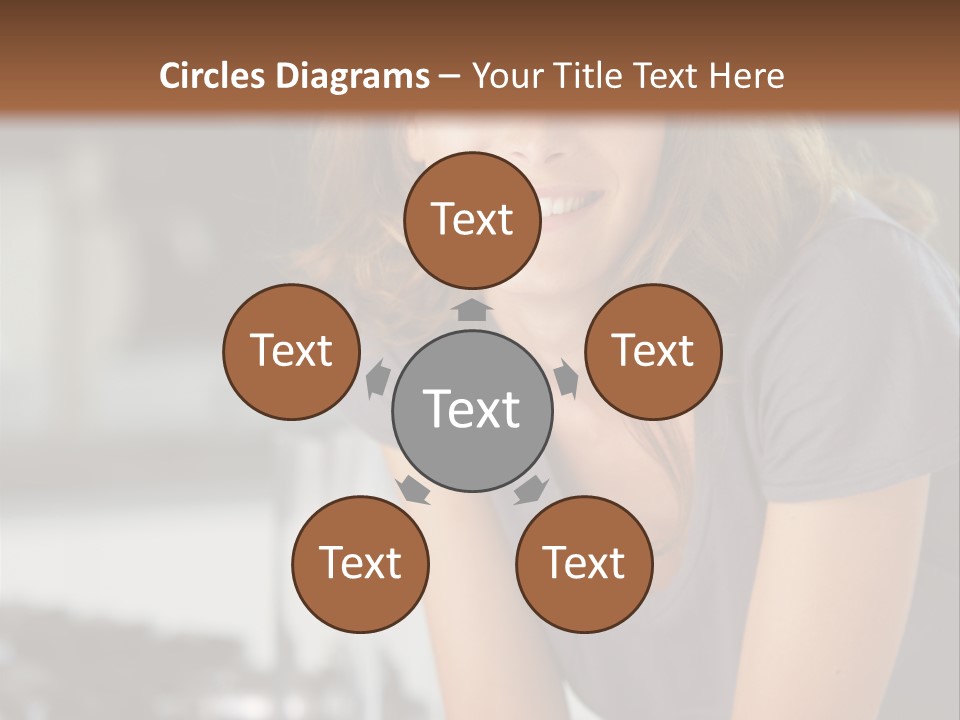 Day Sitting Young  PowerPoint Template