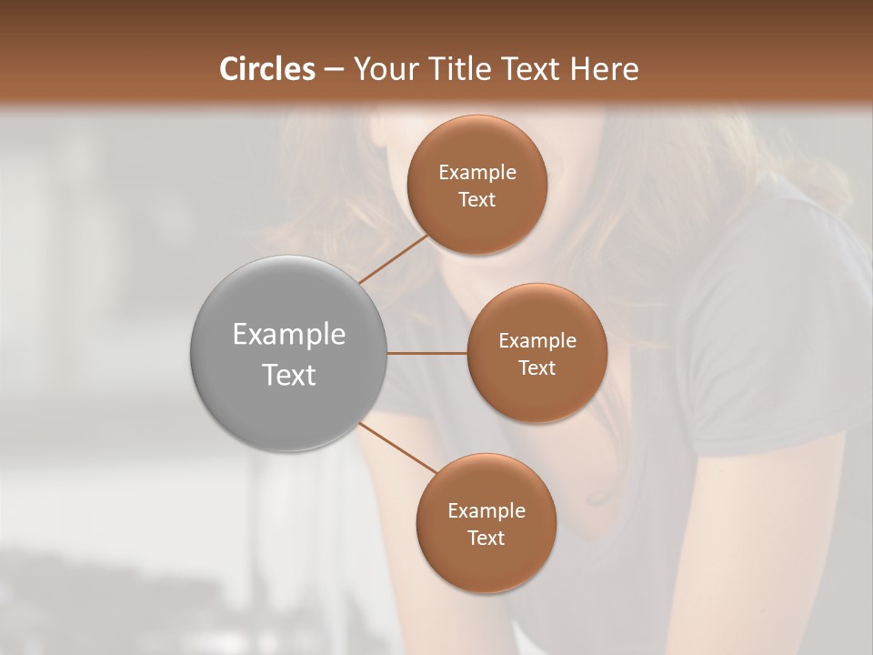 Day Sitting Young  PowerPoint Template