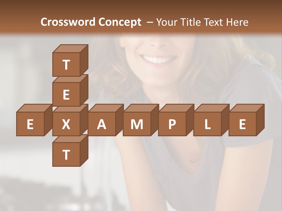 Day Sitting Young  PowerPoint Template