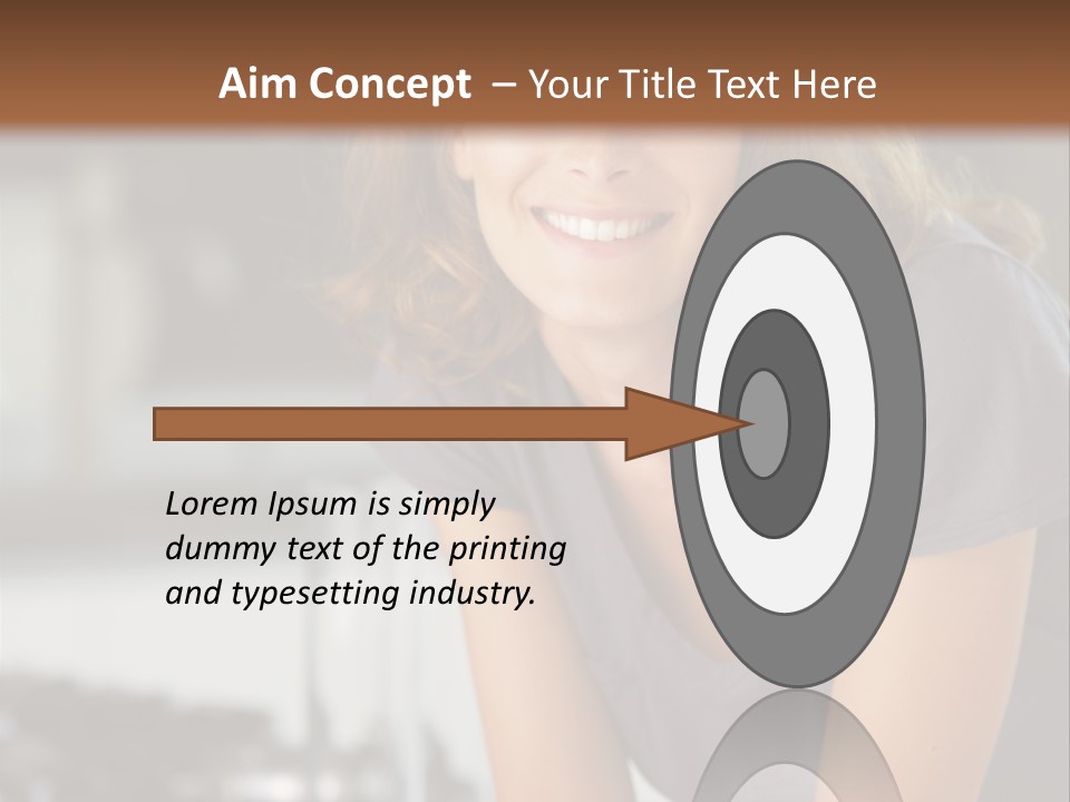 Day Sitting Young  PowerPoint Template