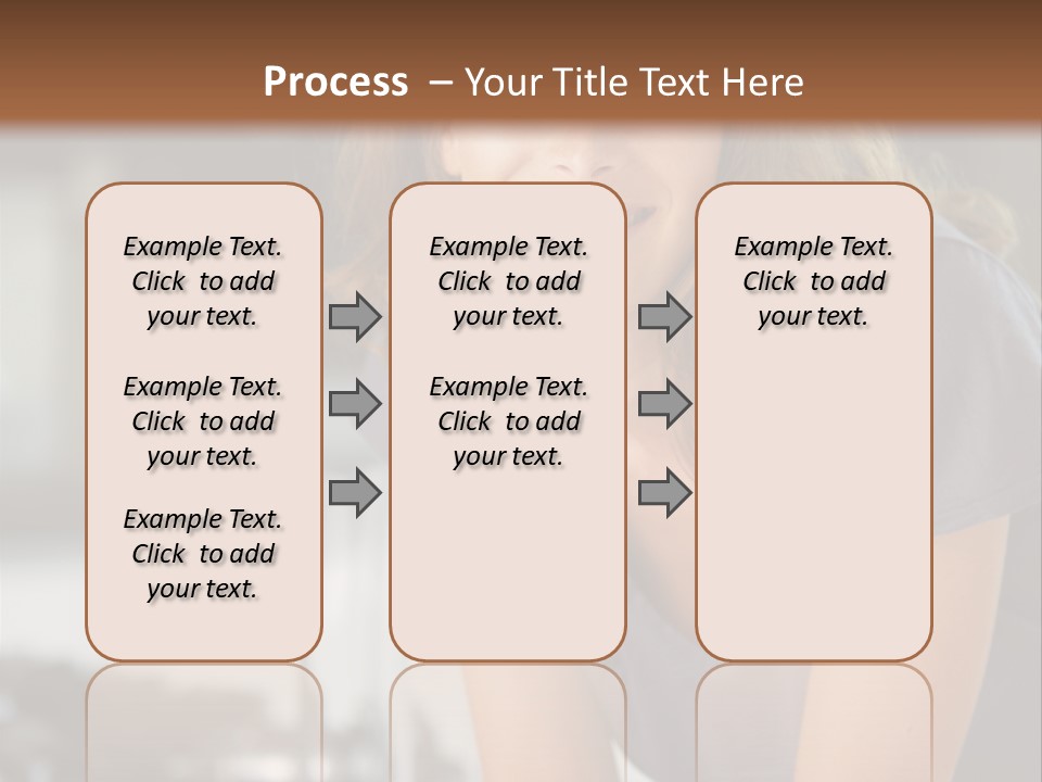 Day Sitting Young  PowerPoint Template