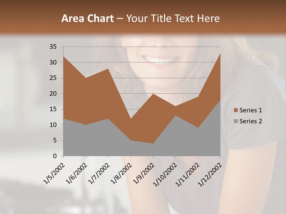 Day Sitting Young  PowerPoint Template